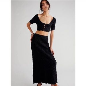 NWT FREE PEOPLE TOP AND SKIRT SET